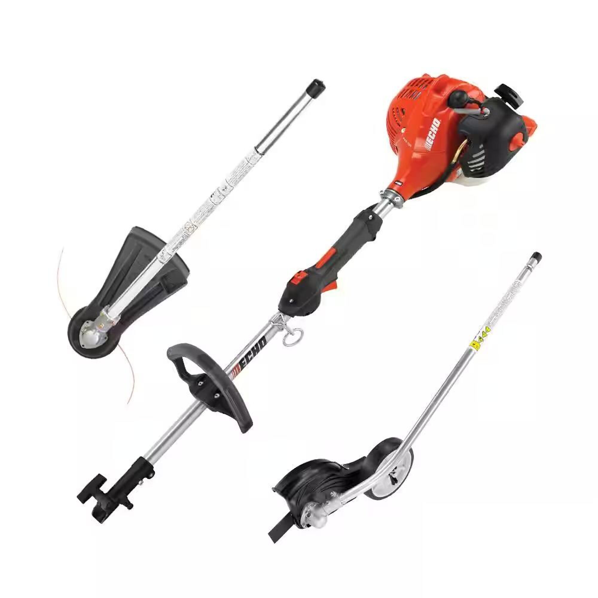 ECHO, Gas-Powered Pro Attachment Series™ Power Head Combo Kit Includes Speed-Feed® 400 Trimmer Head Attachment and Edger Attachment, Engine Displacement 21.2 cc, Model# PAS-225VP